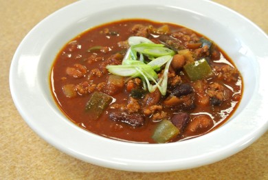 Bowl of Beer Chili...serve and enjoy!